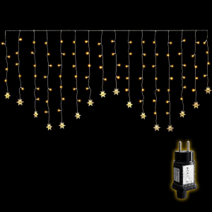 LED Schneeflocke Lichtervorhang