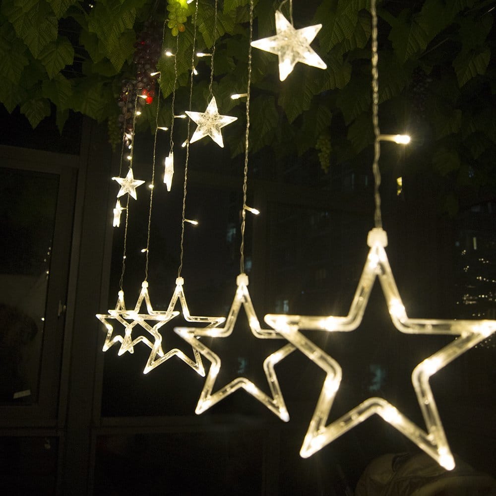 LED-Lichterkette Sterne mit 8 Modi- Salcar GmbH