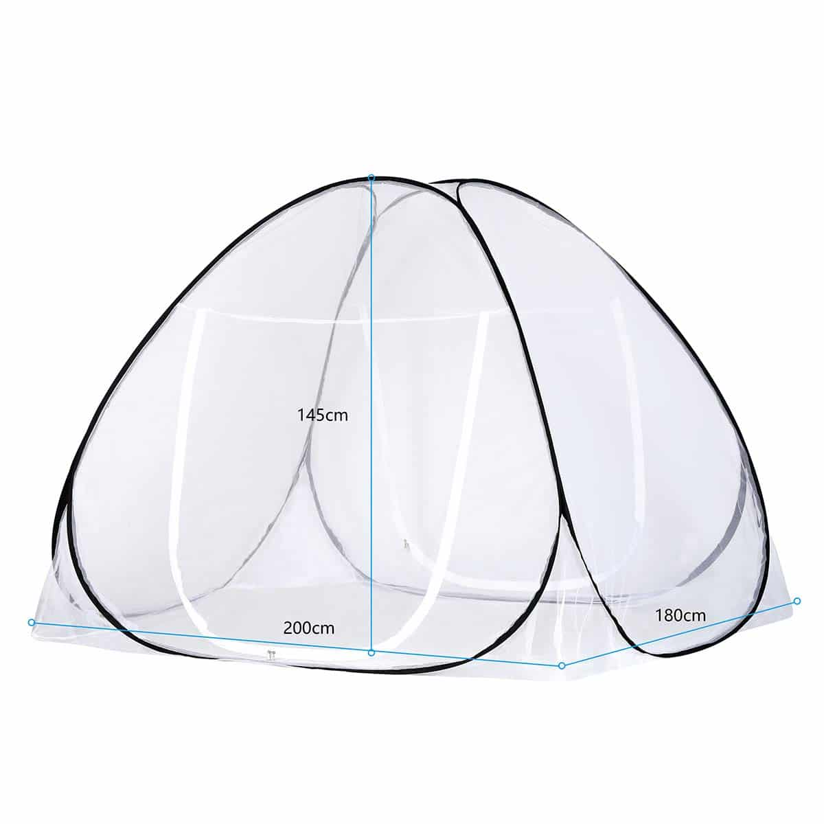 Moskitonetz Pop-Up Zelt für Doppelbetten geeignet