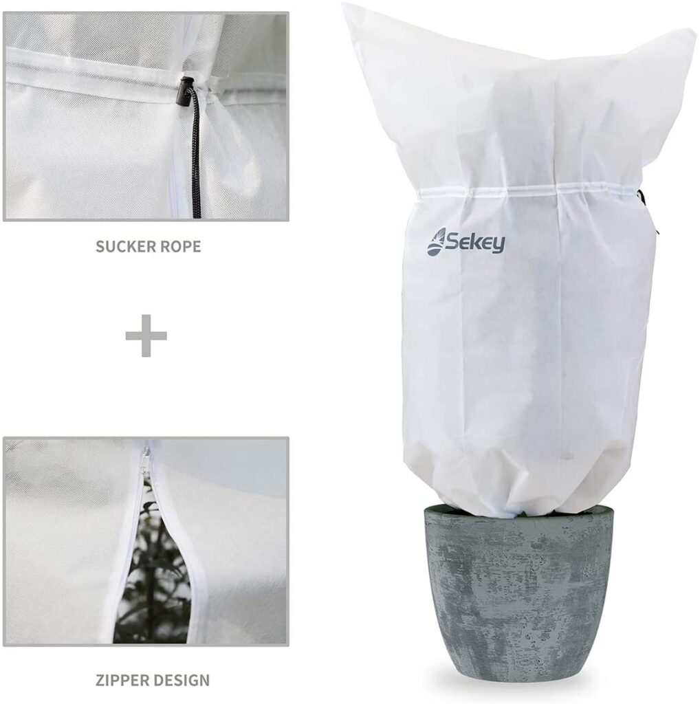 Pflanzenschutz Winter 200x240cm - Winterschutzhaube Mit Reißverschluss