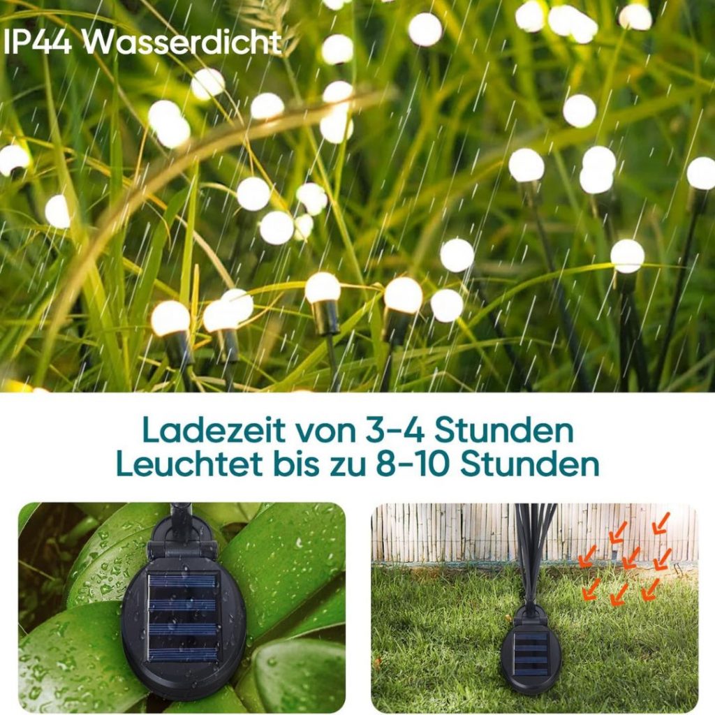 Solarleuchte Elefant Aus Harz – Deko & Beleuchtung Für Garten & Terrasse, 25 Cm, Wetterfest, Automatisch