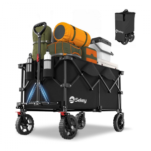 Bollerwagen faltbar mit Bremse, 200L