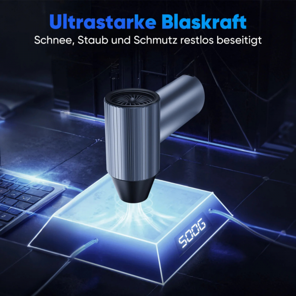 SALCAR Elektrisches Staubgebläse X7 – Tragbares 3-Gang Air Duster mit Ultrakurzer Laufzeit für PC, Auto & Outdoor – Bild 6