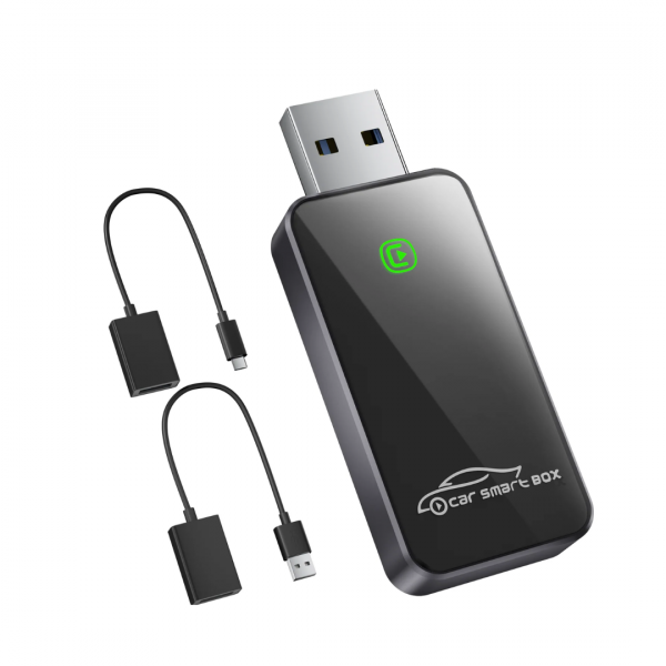 SALCAR Kabelloser CarPlay Adapter für iPhone – 2025 Upgrade, Wireless USB Dongle für stabiles & unterbrechungsfreies CarPlay, kompatibel mit iOS 10+