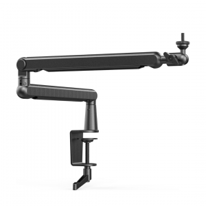 FIFINE Mikrofon Arm, flach einstellbarer Stangen Mikrofon Ständer mit Mikrofonclip