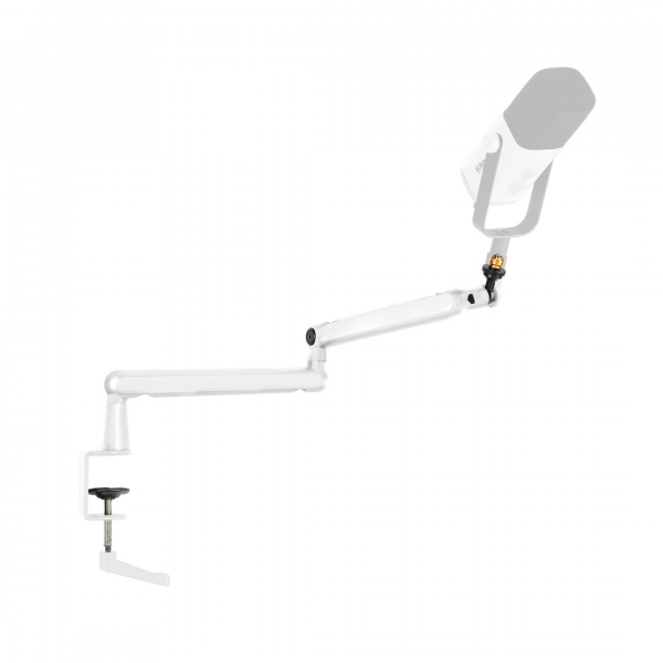 FIFINE Mikrofon Arm, flach einstellbarer Stangen Mikrofon Ständer mit Mikrofonclip – Bild 7