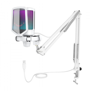 FIFINE USB Mikrofon PC Gaming mit Arm