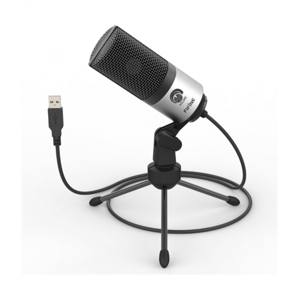 FIFINE USB Mikrofon PC, Microphone für MAC PS4 PS5, Streaming Microfon mit Ständer – Bild 8