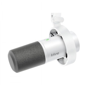 FIFINE XLR Studio Mikrofon Dynamisches, USB Microphone PC für Streaming Podcast Gaming