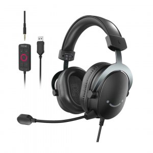 FIFINE 3,5mm / USB Gaming Headset mit Mikrofon, 50mm Treiber