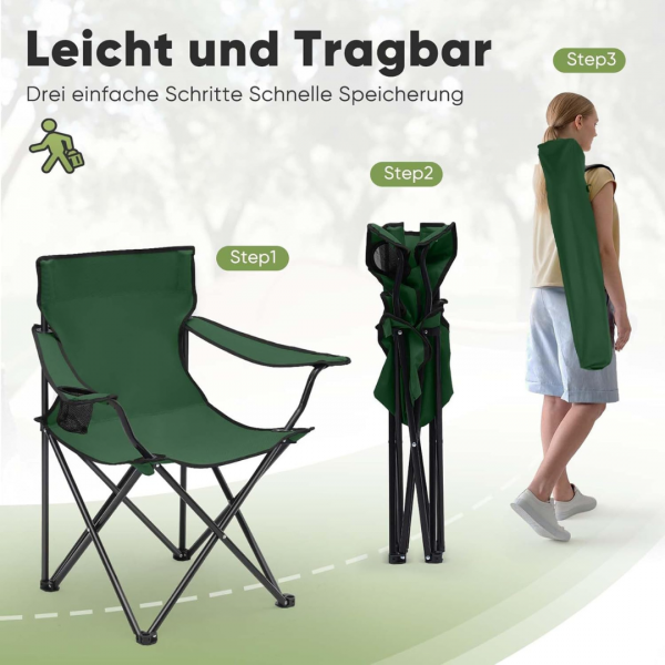 Campingstuhl faltbar – Bild 5