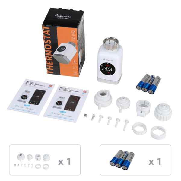 Heizkörperthermostat TRV801W Thermostat Heizung Smart LCD WiFi Thermostat – Bild 4