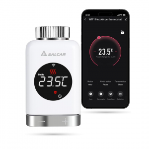 Heizkörperthermostat TRV801W Thermostat Heizung Smart LCD WiFi Thermostat