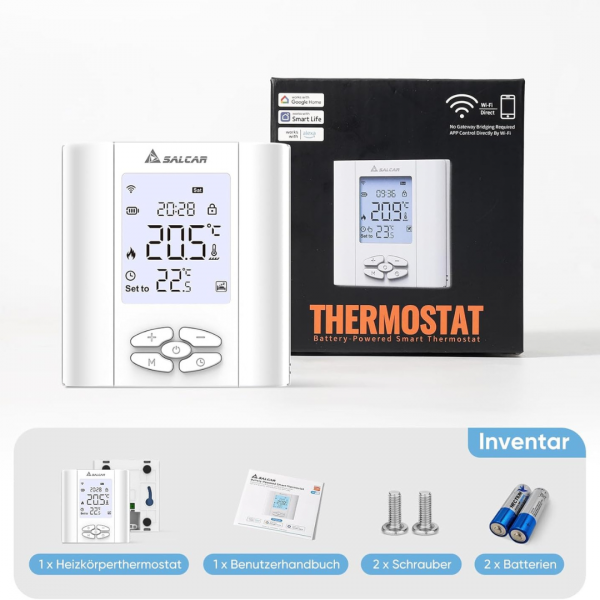 Smart Thermostat Boiler WLAN Heizungsthermostat T5W WiFi – Bild 8