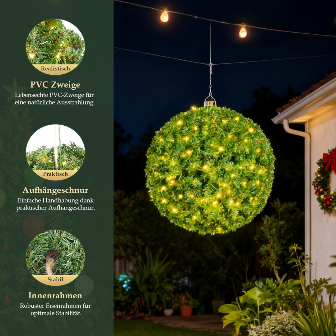 DIY Weihnachtskugel 40 cm mit/ohne LED – Bild 5