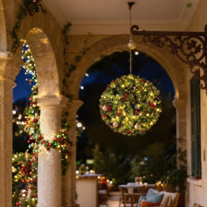 DIY Weihnachtskugel 40 cm mit/ohne LED