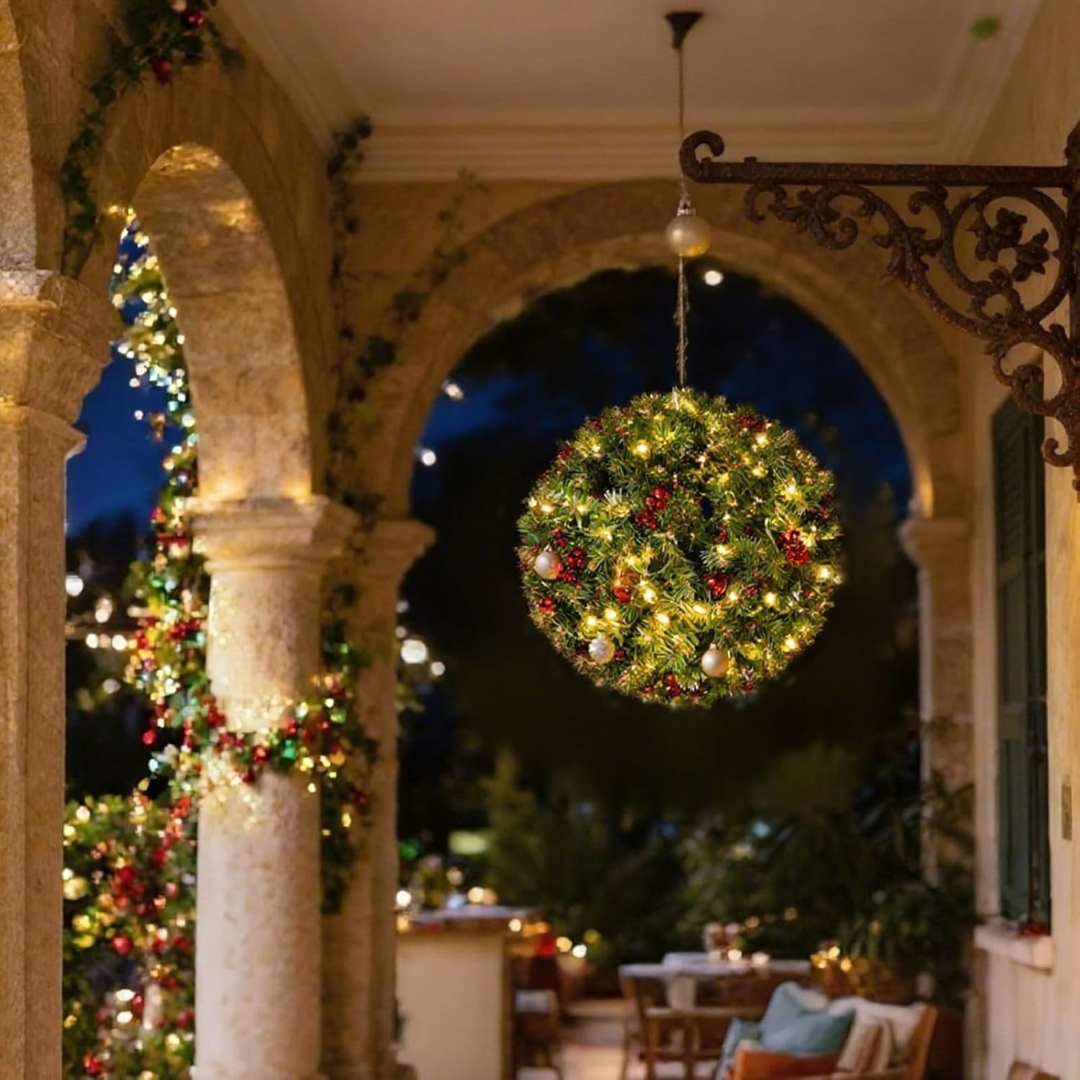 DIY Weihnachtskugel 40 cm mit/ohne LED