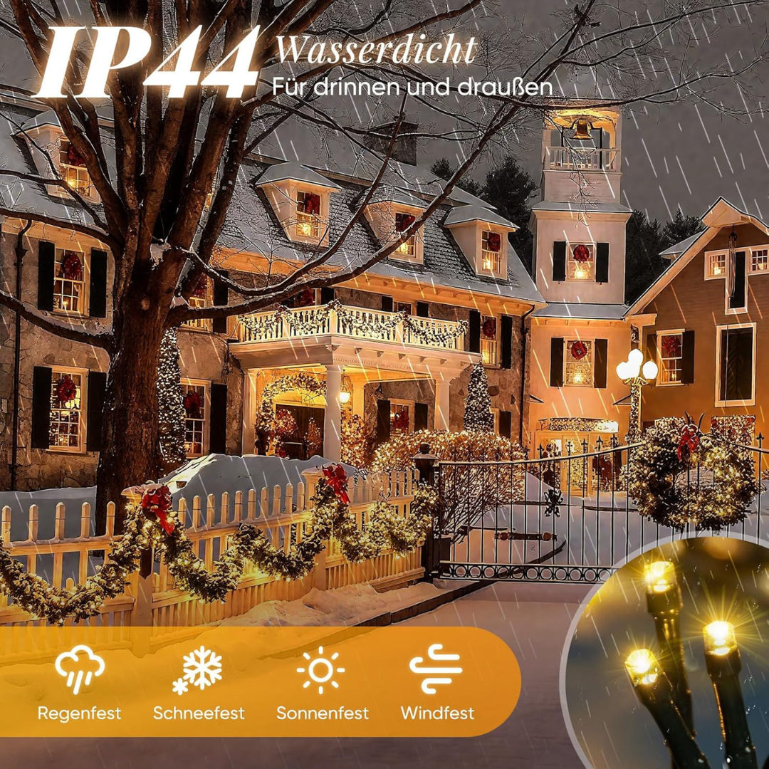 LED Lichterkette Außen mit 9 Modi, Dimmbar – Bild 4