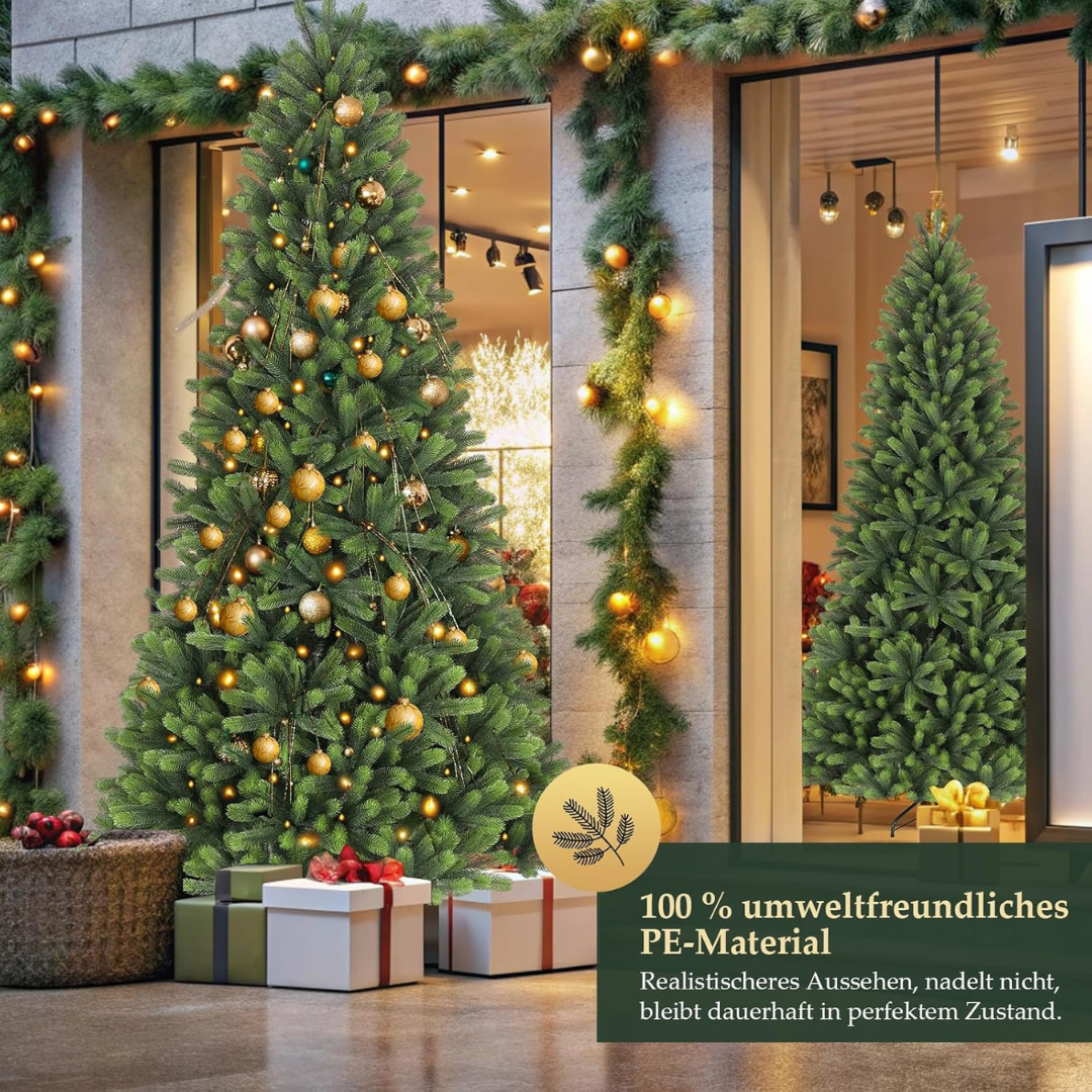 Weihnachtsbaum, edle Nordmanntanne, inklusive Handschuhe und Metallständer – Bild 4