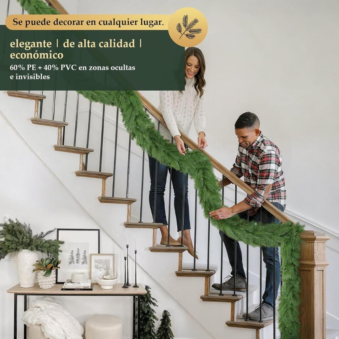 Künstliche Weihnachtsgirlande, naturgetreue – Bild 5