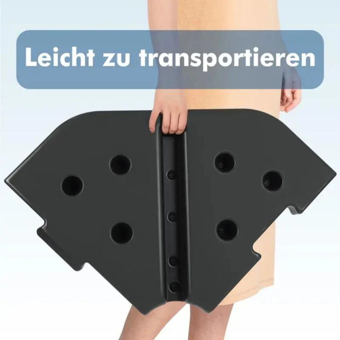 Sekey 4-teilig Schirmgewicht für Ampelschirm, befüllbar bis 78 kg – Bild 3