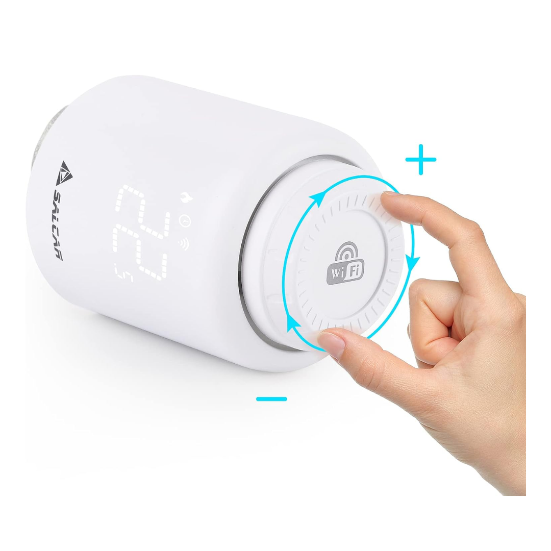 SALCAR Heizkörperthermostat TRV603, Kompatibel mit Amazon Alexa & Google Assistant – Bild 6
