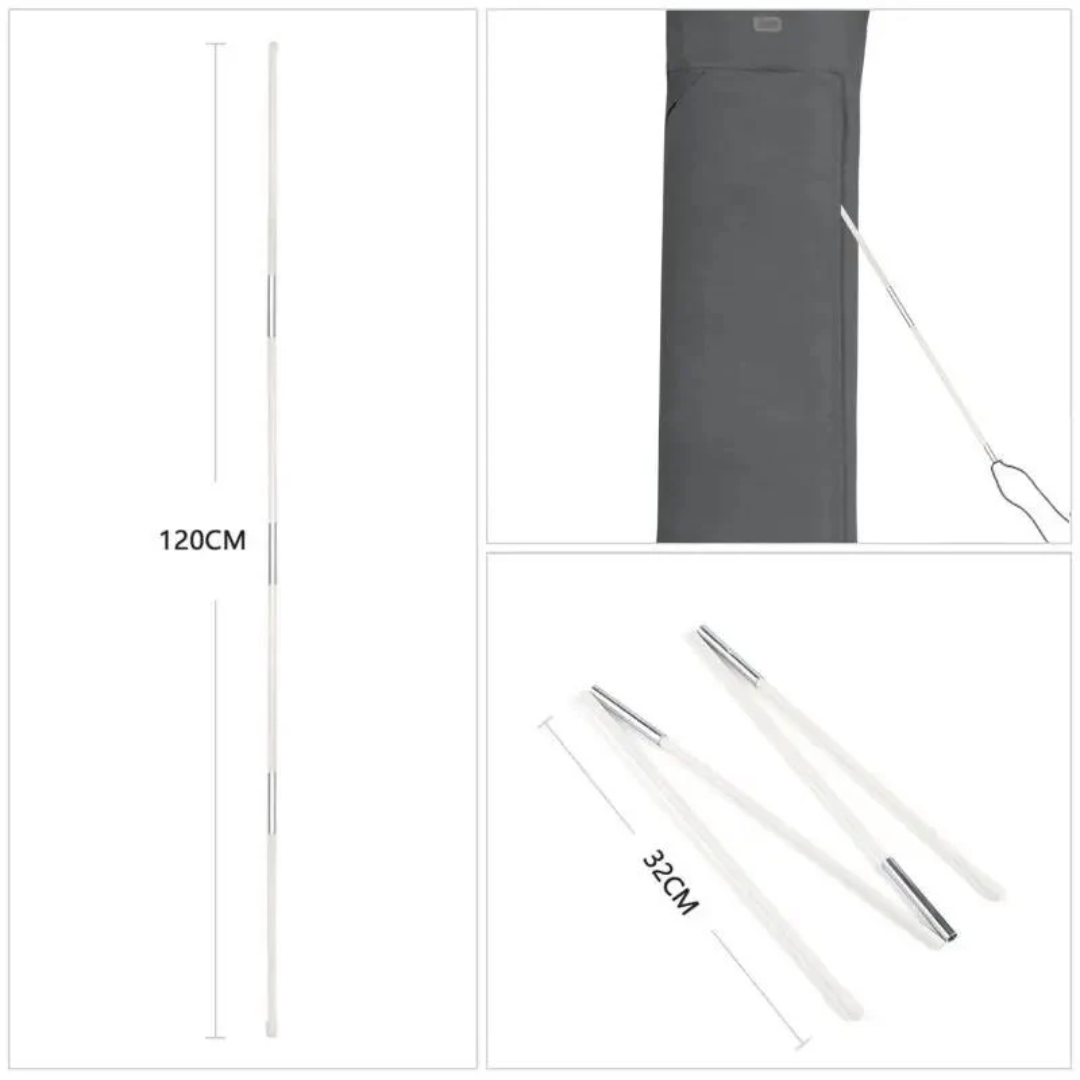 160 x 62 cm Schutzhülle für Doppelsonnenschirm – Bild 7