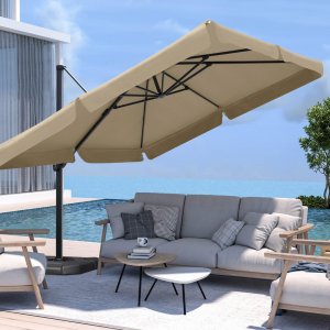 300 cm x 300 cm Ampelschirm, Sonnenschutz UV50+