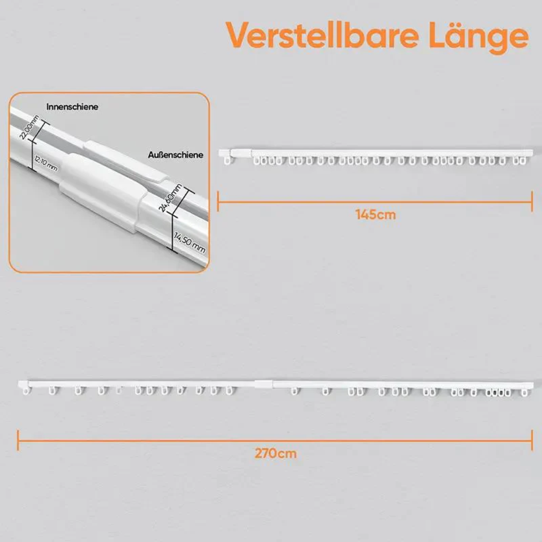 Sekey Gardinenstange ausziehbar – Bild 12