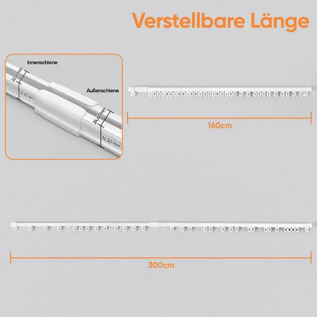 Sekey Gardinenstange ausziehbar – Bild 13