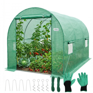 Winterfestes Foliengewächshaus 3×2×2 m