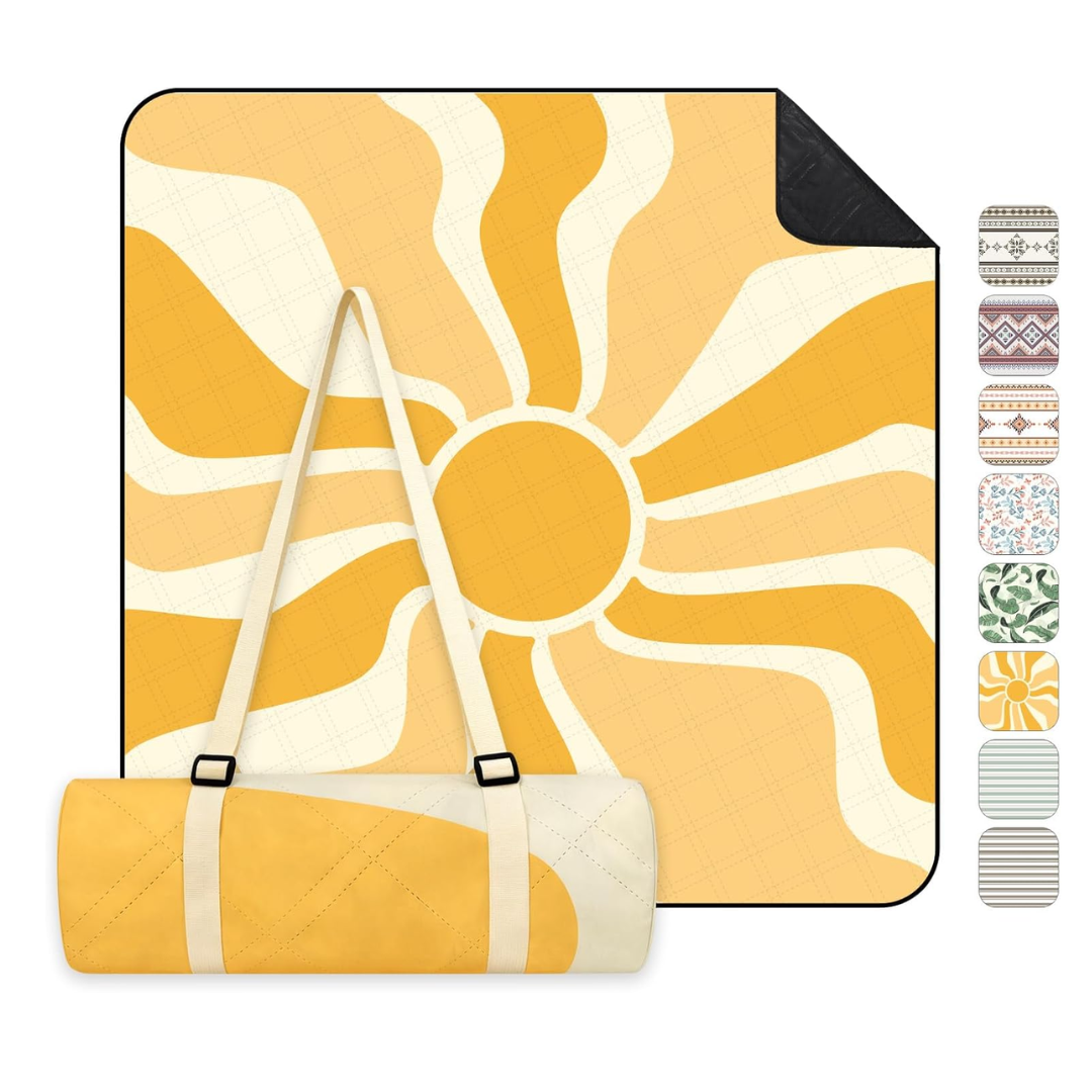 Picknickdecke Wasserdicht 200x200 cm Sonne