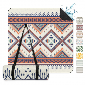 Picknickdecke Wasserdicht 200x200 cm Multicolor - Azteken