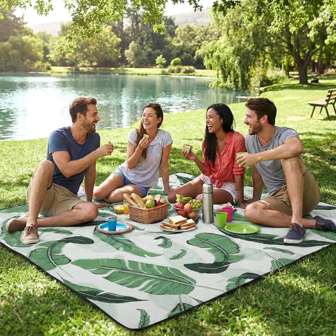 Picknickdecke Wasserdicht 200x200 cm Tropical – Bild 5