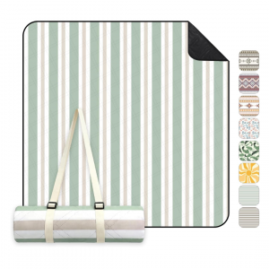 Picknickdecke Wasserdicht 200x200 cm Streifen