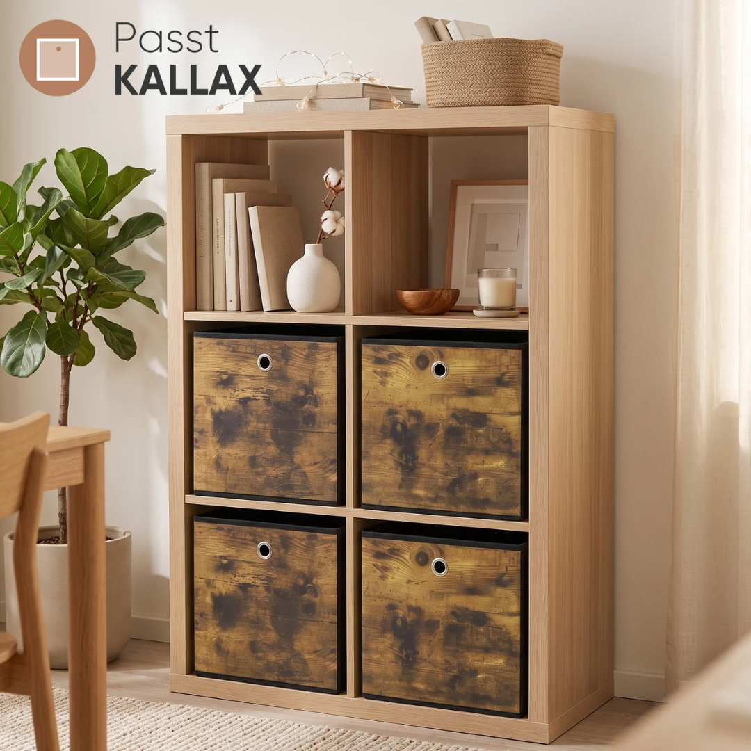 Aufbewahrungsboxen 6er Set 33 × 33 × 33 cm – Bild 4