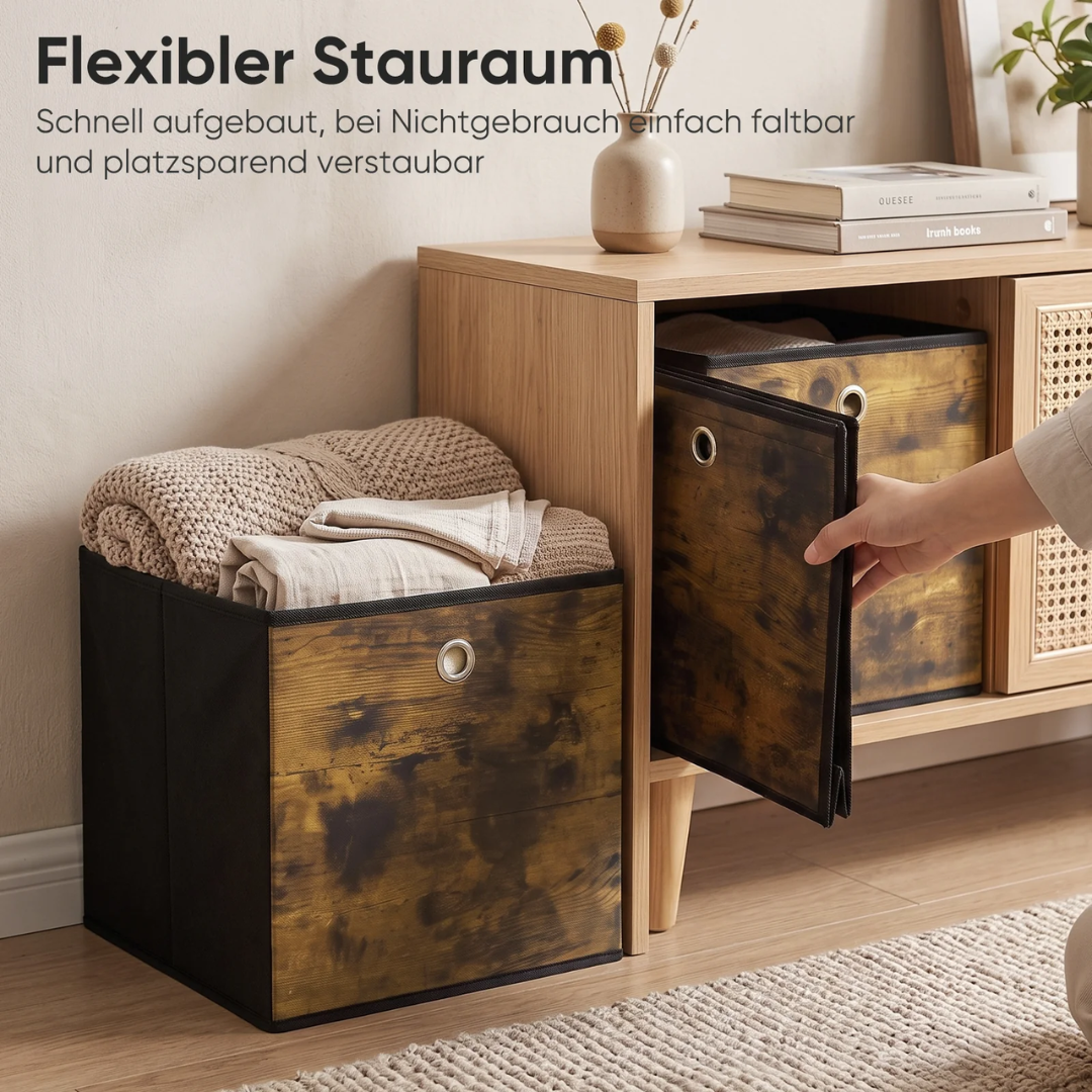 Aufbewahrungsboxen 6er Set 33 × 33 × 33 cm – Bild 6