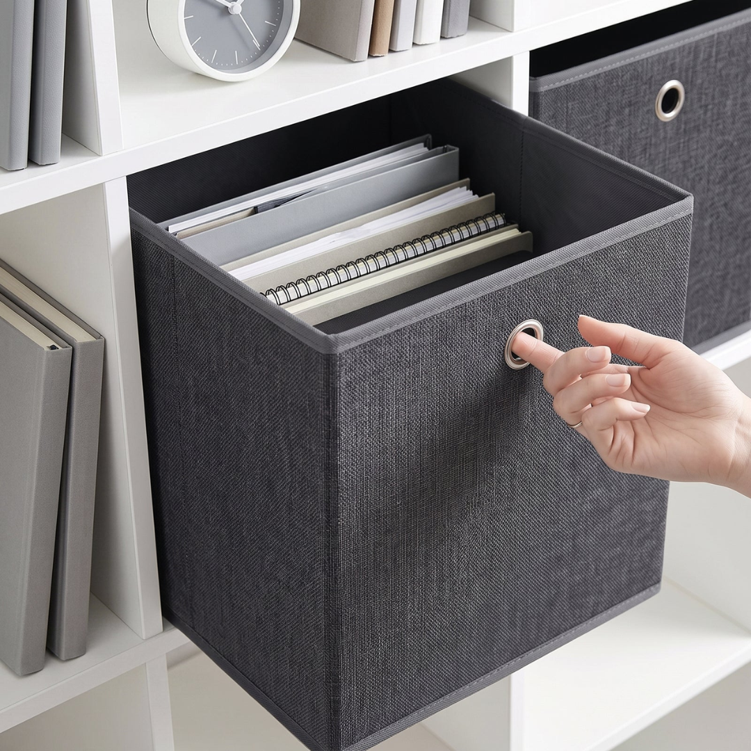 Aufbewahrungsboxen 6er Set 33 × 33 × 33 cm – Bild 3