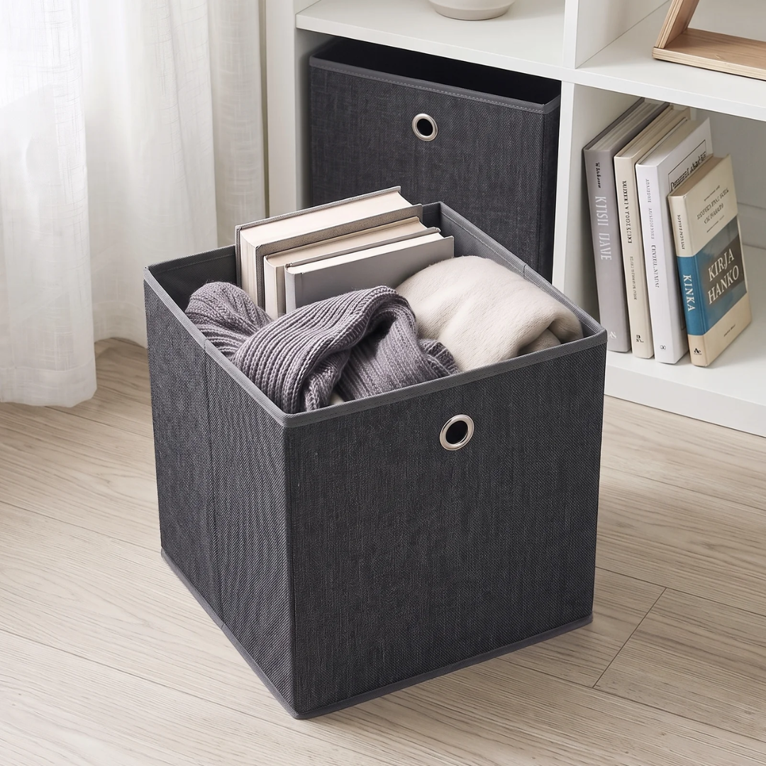 Aufbewahrungsboxen 6er Set 33 × 33 × 33 cm – Bild 4