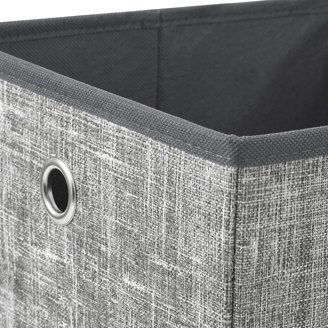 Aufbewahrungsboxen 6er Set 33 × 33 × 33 cm – Faltbare Stoffboxen mit Grifföse – Bild 8