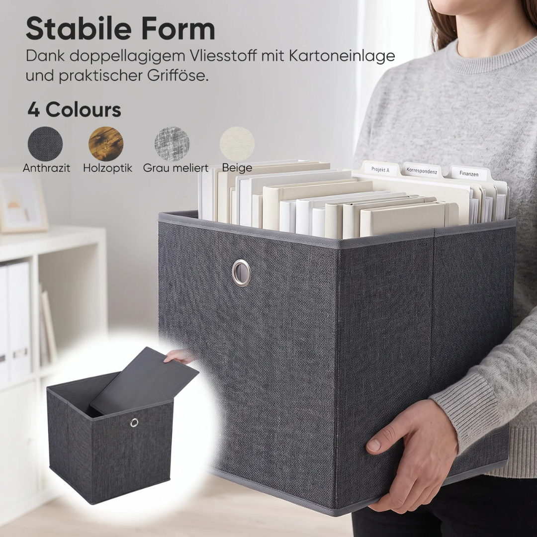 Aufbewahrungsboxen 6er Set 33 × 33 × 33 cm – Bild 9