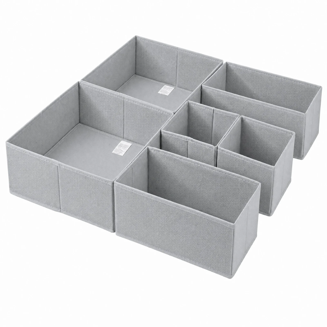 Aufbewahrungsboxen Set 6er Set aus Vliesstoff