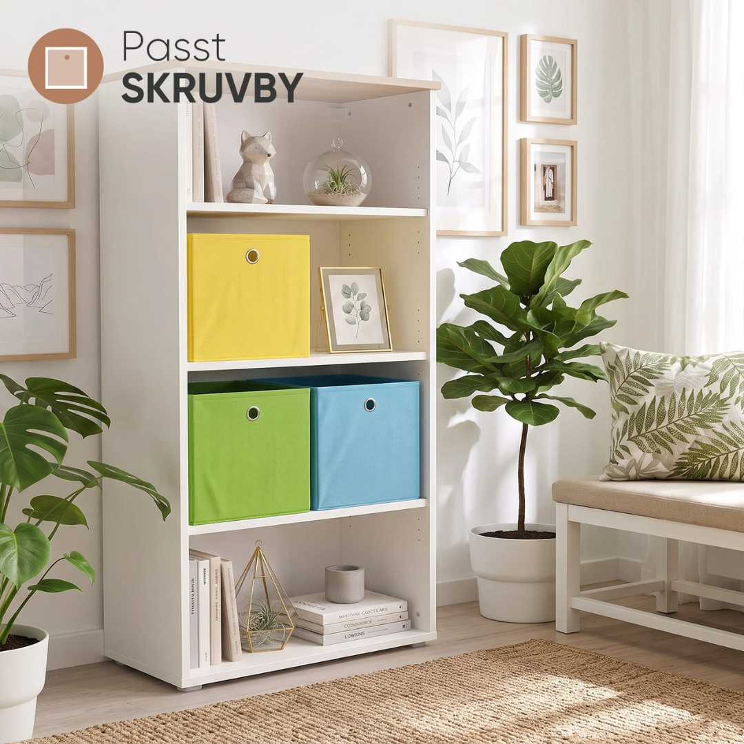 Aufbewahrungsboxen Stoff 6er Set 33x33x33 cm – Bild 3