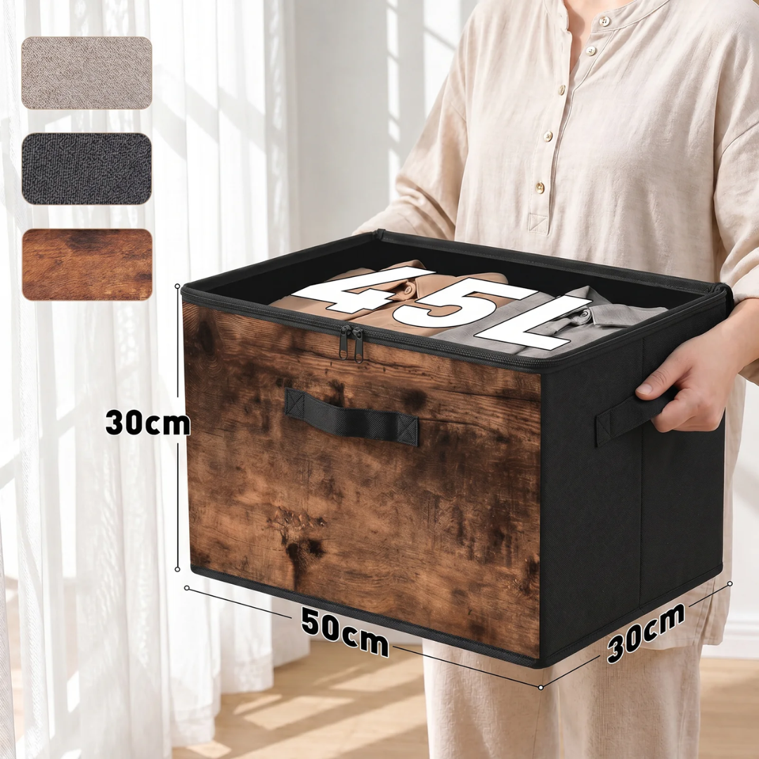 Aufbewahrungsboxen mit Deckel & Griffen, 3 Stück – Bild 7