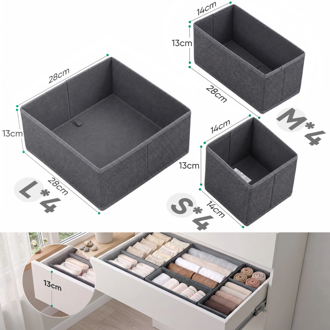 Schubladen-Organizer 12er Set – Bild 6