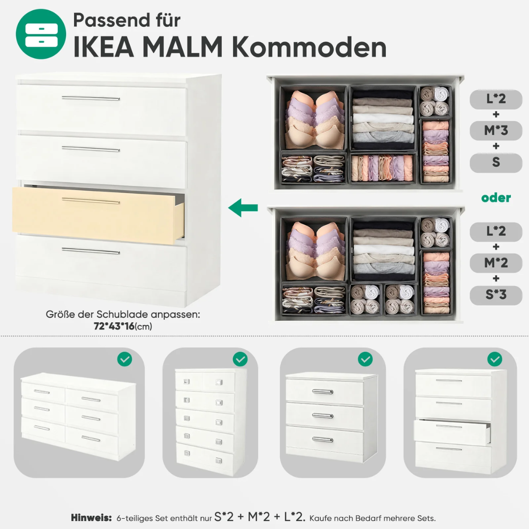 Schubladen-Organizer 12er Set – Bild 8