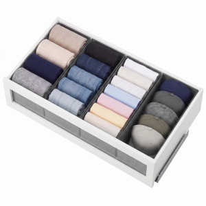 Schubladen-Organizer 4er Set 22 × 51 × 11 cm