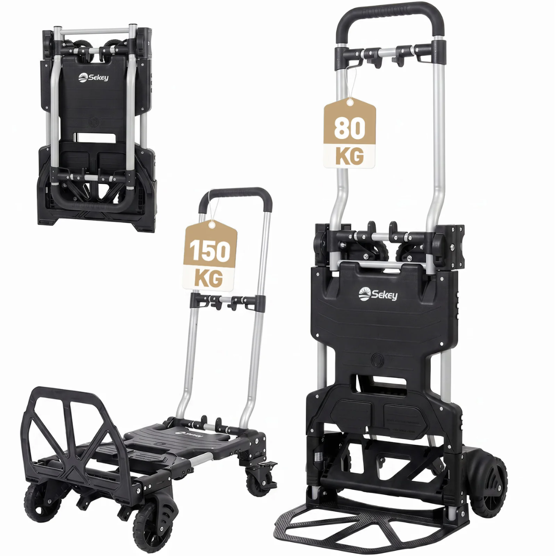 Sekey 2-in-1 Sackkarre & Plattformwagen klappbar – Bild 2