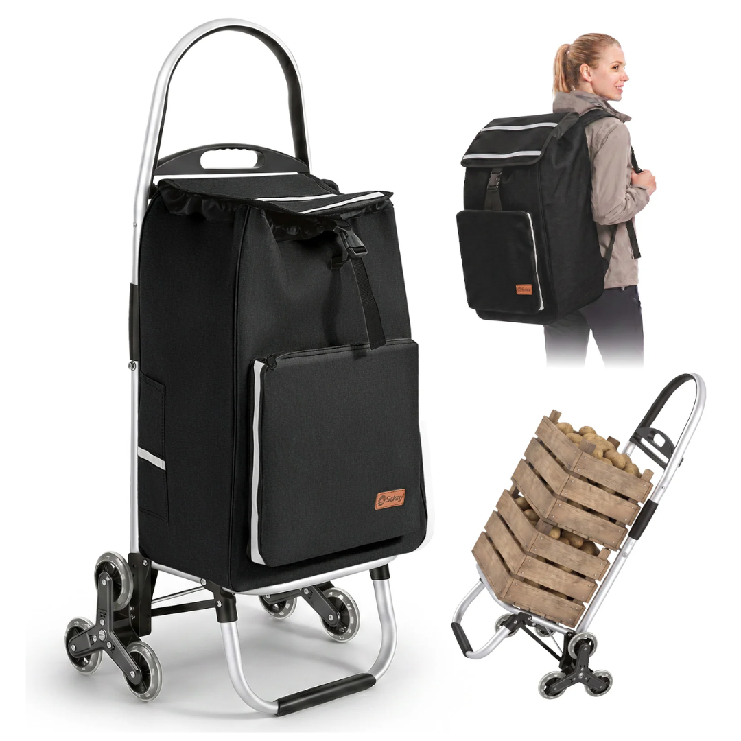 Sekey Einkaufstrolley klappbar 3-in-1 – Einkaufstrolley