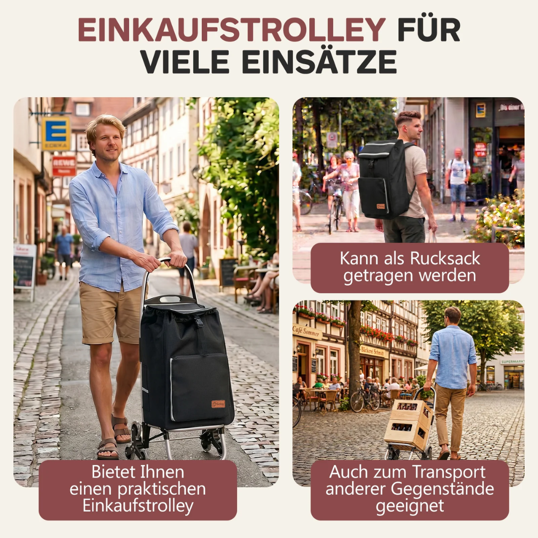 Sekey Einkaufstrolley klappbar 3-in-1 – Einkaufstrolley – Bild 7